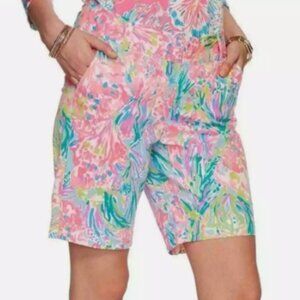 Lilly Pulitzer Fan Sea Pants Chipper Shorts  size 00